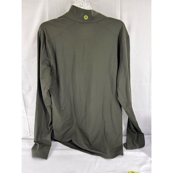 Marmot Men's Green Fleece 1/2 Zip Pullover Top Sweatshirt Size L - Picture 7 of 10